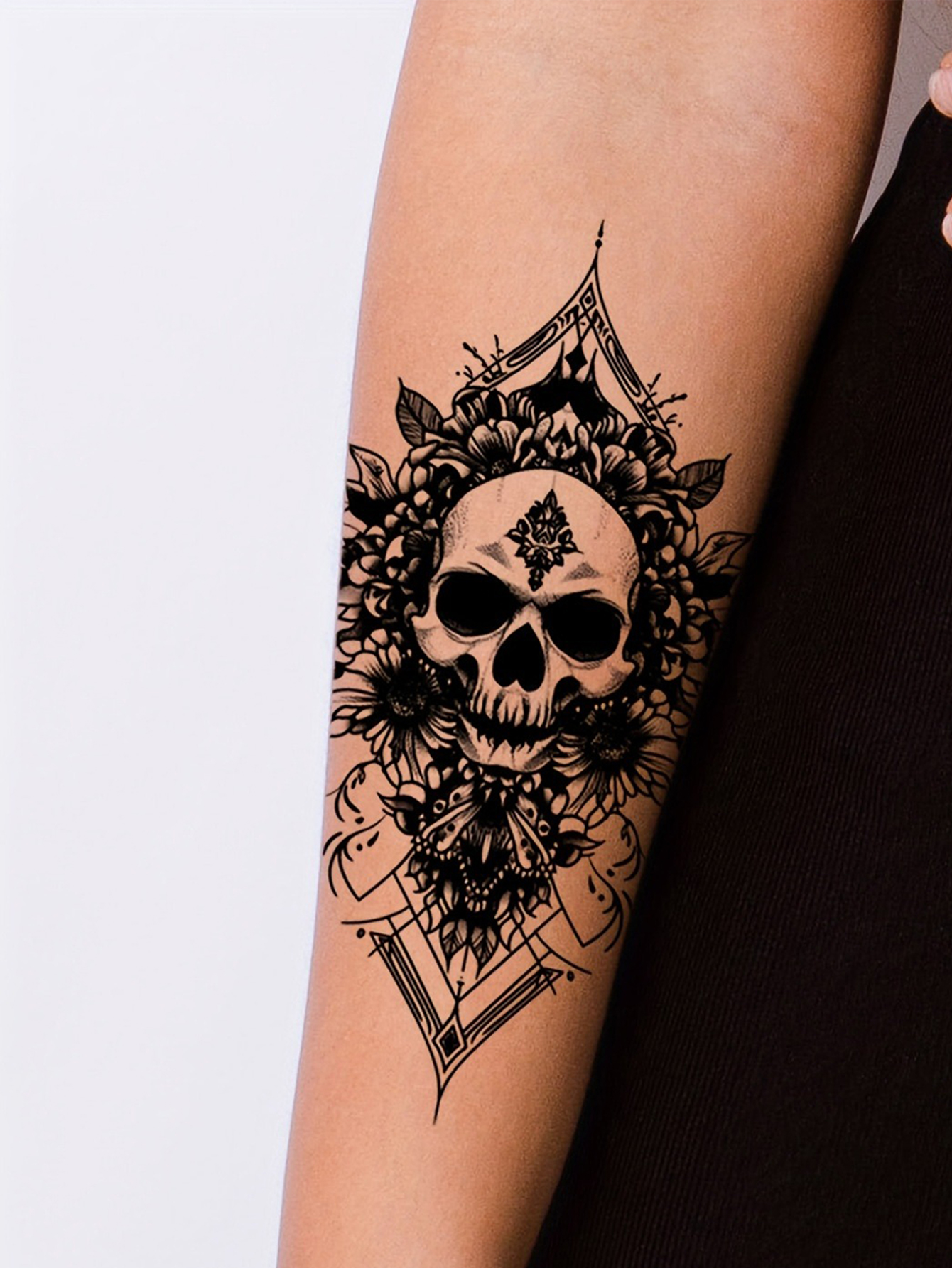 Dark Style Mixed temporary Tattoo